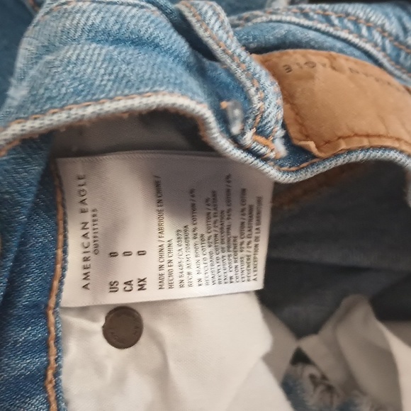 American eagle Blue Jean shorts size 0 - Picture 4 of 4